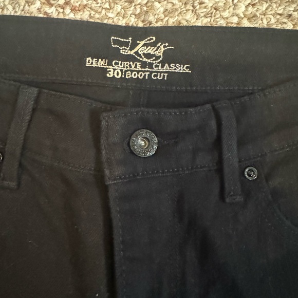 Levi’s Black Bootcut Denim Jeans NWOT - Picture 4 of 6